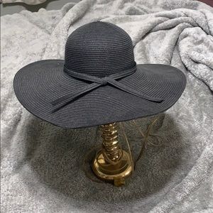 Scala Black Wide-Brimmed Hat